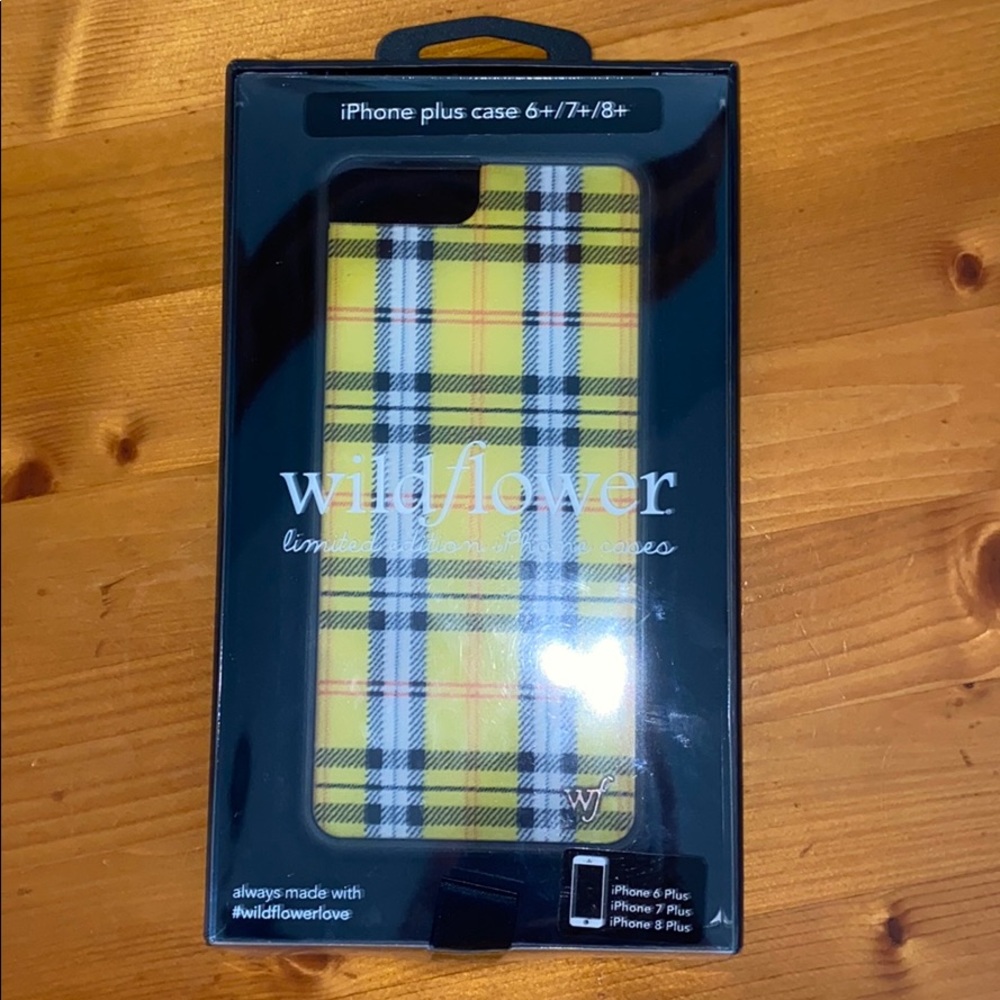 Wildflower iphone case 8+